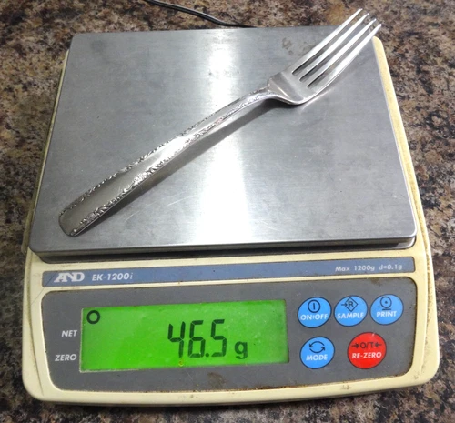 Gorham Sterling Dinner Fork 7 1/2” Camellia 46.5 Grams use or scrap