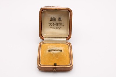 Große antike Ringschatulle Hunt and Roskell, J.W.Benson LTD