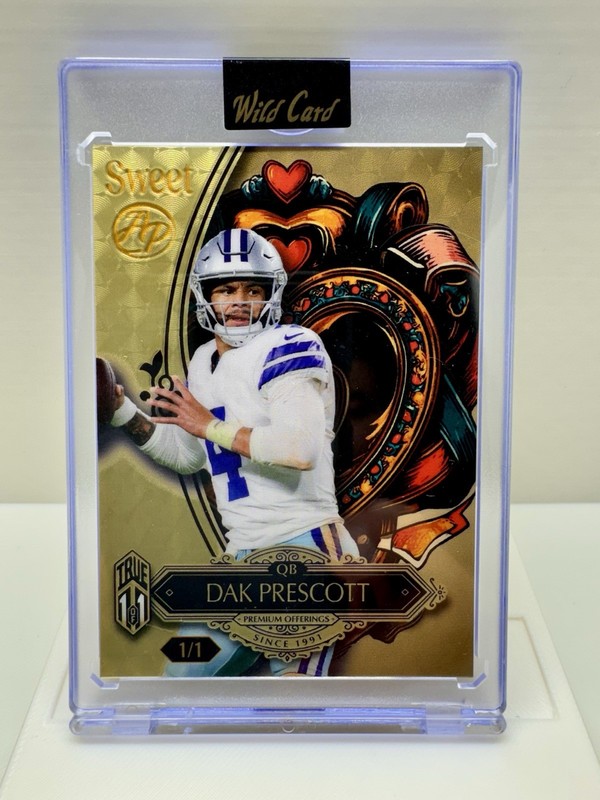 Wild Card 2026 Sweet AP Dak Prescott Football Cowboys SW2Ga5-DP  TRUE  #1/1