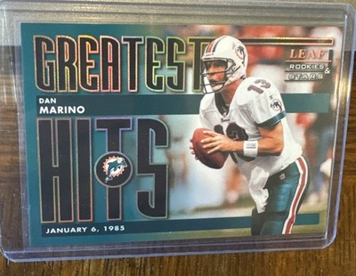 1998 Leaf Rookies and Stars Greatest Hits #6 Dan Marino /2500