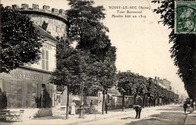 Ak Noisy le Sec Seine Saint Denis, Tour Bonneval, Restaurant - 4708685