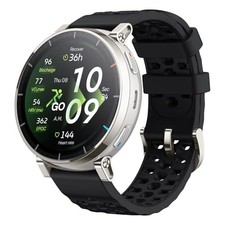 Amazfit Active 3 Premium 45mm Smartwatch Apex Silver NEW