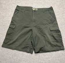 Cabela's Outdoors Military Green Cargo Shorts Khaki Outdoor 42 9.5" Inseam