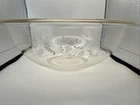 Vintage Pyrex 326 4L Colonial Mist Mixing Bowl Clear White Daisies 11 3/4” MCM