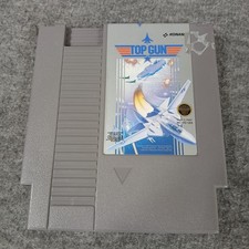 Konami Top Gun Video Game NES One Size Gray Retro Flight Combat NES-TG-USA