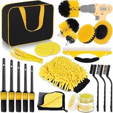 Auto Reinigungsset 20 Pcs Autopflege Set Auto Detailing Pinsel Auto Waschset