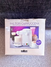 Salton Electric Milk Frother Frother Milk Steamer Latte Coffee Foam Unused