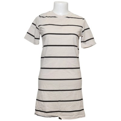 H&M, Kleid, Größe: XS, Beige/Schwarz, Streifen, Damen #ETq