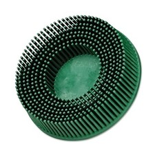 Roloc™ Bristle Disc, 3 in x 5/8 in, TR, 50 Grit, Ceramic Abrasive Grain, 15000