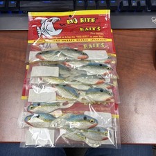 6 Packs Of 4-big bite baits 3.5" warmouth shad sunfish shell cracker 3WM-02