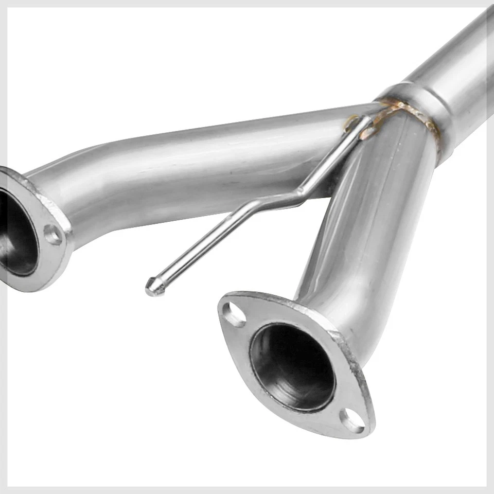 SS Dual Muffler 4" Burnt Tip Catback Exhaust System for 09-15 Nissan Maxima A35 - Imagem 4 de 4
