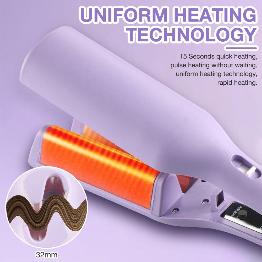 Romantic Egg Roll Curling Iron French Egg Roll Big Wave Curler Hair Styling UK
