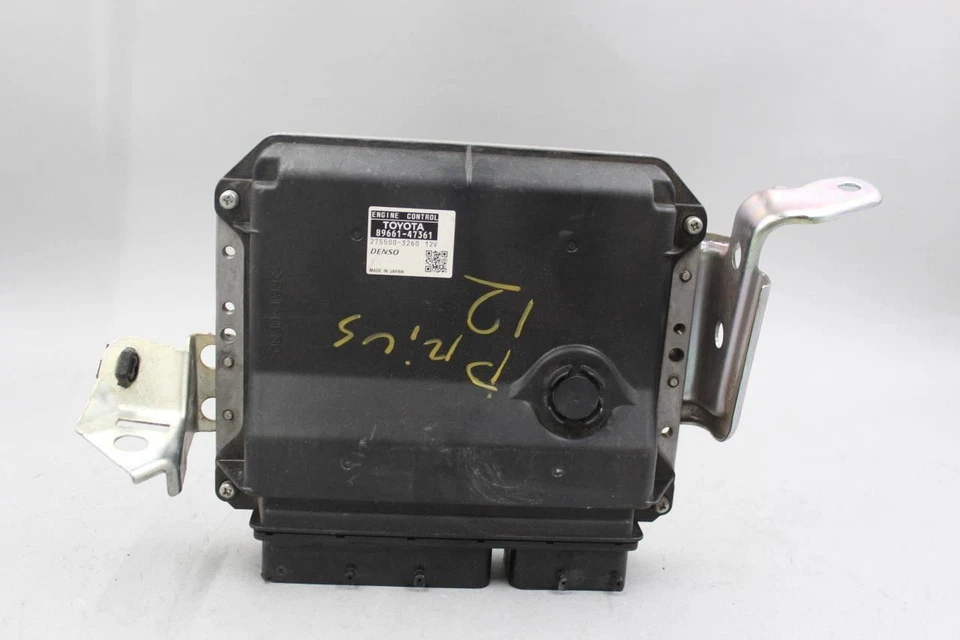 Módulo electrónico de control del motor ECM VIN EU 2012 Toyota Prius OEM #40431 del motor ECM Foto 2 de 4