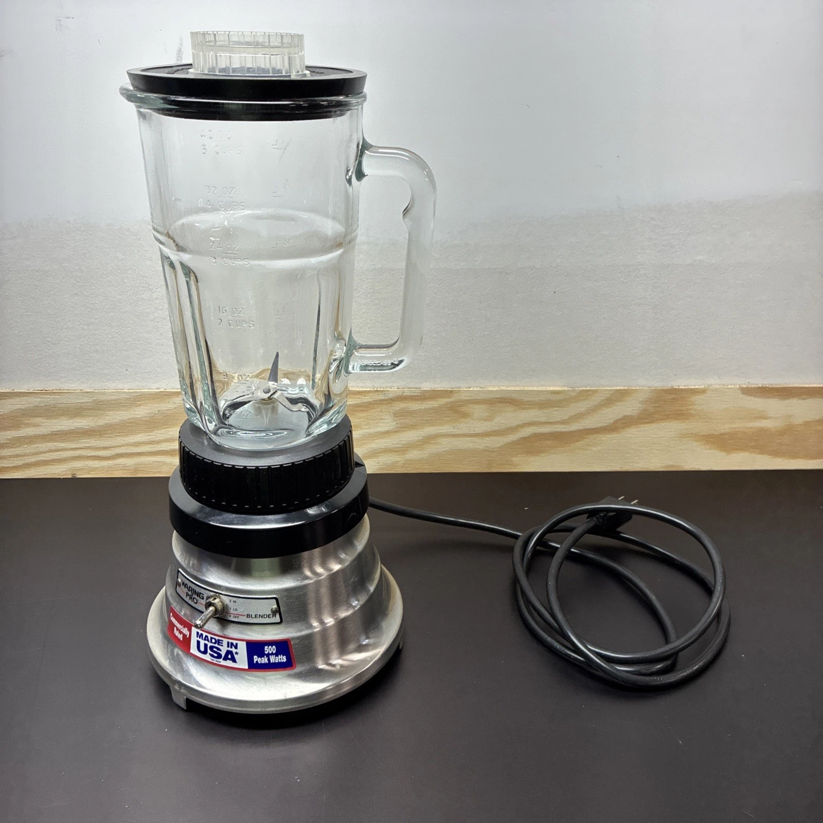 Waring Pro Commerical Kitchen Mixer / Blender Chrome 2 Speed Retro Diner USA
