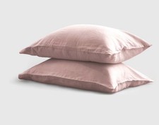 NWOT Quince King Pillowcases Set 2 Linen Dusty Mauve