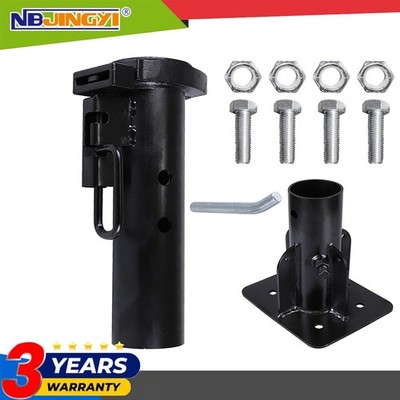 New 15-17'' Fifth 5th Wheel To Gooseneck Adapter Hitch 2-5/16''Ball Trailer