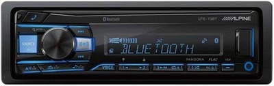 Alpine UTE-73BT Mech-Less Digital Media Receiver with Bluetooth
