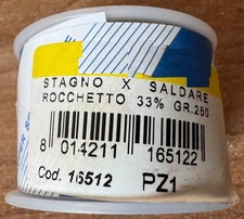 Stagno per Saldare in Rocchetto al 33 % Gr. 250