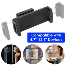 360° Magnetic iPad Mount for Gym Golf Cart Kitchen 4.7-12.9" Tablet Phone Holder