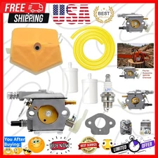 Carburetor Tune-Up Kit for Husqvarna 50/51/55 Chainsaw - Replaces OEM 5032815...