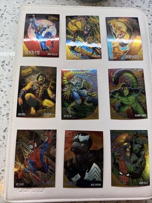 1995 Fleer ULTRA Spider-Man INSERT GOLDEN WEB 9 Card Set VENOM CARNAGE