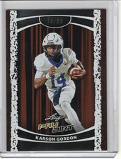 2026 LEAF PAYDIRT KARSON GORDON ROOKIE/RC #19/99