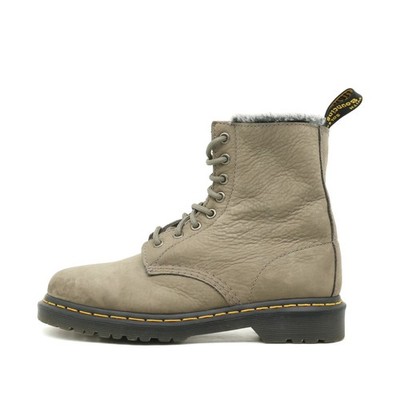 Dr. Martens Damen 1460 Serena Schnürstiefel Grau Leder High-Top Stiefel EU 38