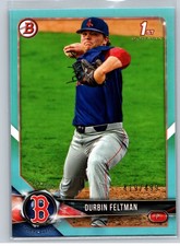 2018 Bowman Draft #BD-33 Durbin Feltman Sky Blue
