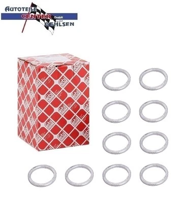 10x FEBI BILSTEIN ALU-DICHTRING 18x24x1,5 ÖLABLASSSCHRAUBE