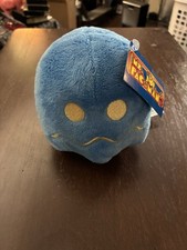 NEW Pac-Man Blue Ghost Plush Toy Stuffed Doll Figure Pacman Arcade 4"