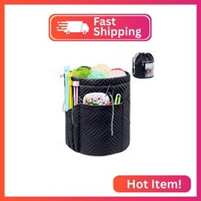 MYBAGZING Yarn Bag, Small Crochet Bag Organizer, Drawstring Yarn Storage Bags Ya