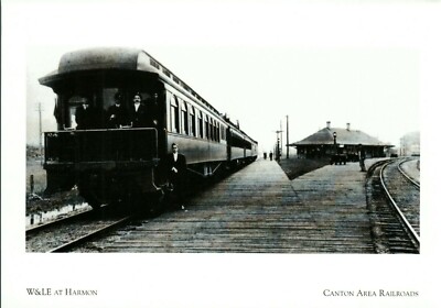 *Ohio-''W&LE Train Harmon'' -CLASSIC-  *Canton Area Railroads (Postcard) {G60}