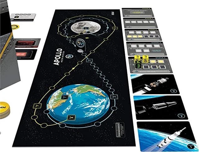 NASA Apollo Board Game Inspired Moon Missions Buffalo Games New - Image 3 of 4