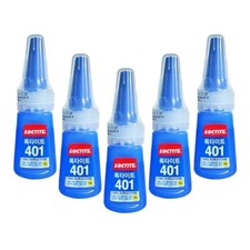 20g x 5 pcs  Henkel Loctite 401 Instant Adhesive Bottle Stronger Super Glue