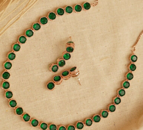 Vintage Emerald Green Victorian Style 