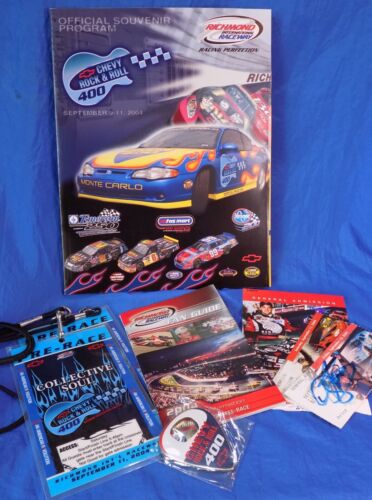 Richmond International Raceway Race Program CHEVY ROCK & ROLL 400 September 2004