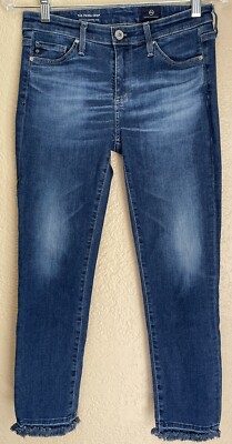 Adriano Goldschmeid 25 R The Prima Cigarette Crop Deco Raw Hem EEUC NWOT ?!!