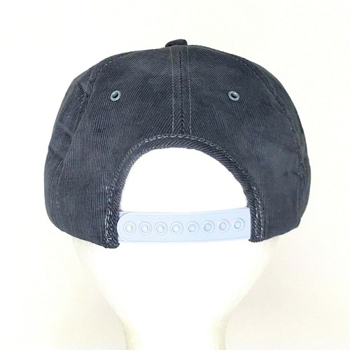 K Products Corduroy Foam Snapback Trucker Hat Gas & Oil Patch Vintage 80s - Picture 3 of 5