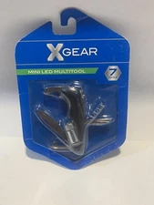XGear Mini Deluxe 8 Function Stainless Steel Pocket Knife Tool With Led Light