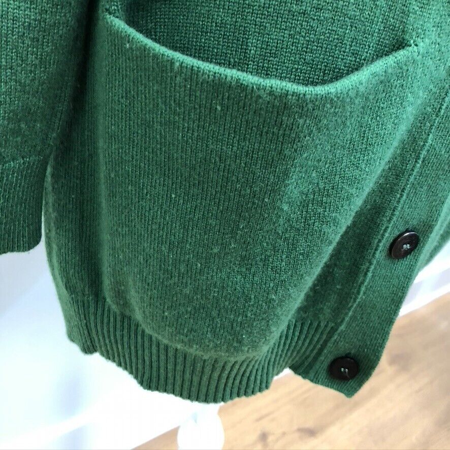 Hermes Cashmere Cardigan Sweater Jumper Womens 38 US 6 Green Hermes Cashmere Cardigan Sweater Jumper Womens 38 US 6 Green