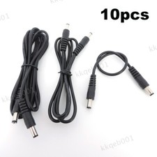 12V DC Power supply Cable Connector Extension Male Plug Cords 5.5 x 2.1mm