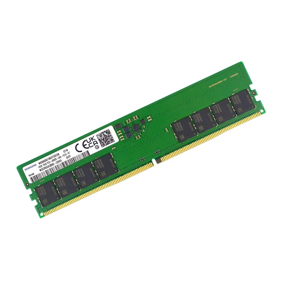 Samsung 64 GB (4X16 GB) DDR5 4800 MHz PC5-38400 UDIMM Memoria RAM M323R2GA3BB0-CQK Foto 4 de 4