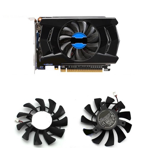 HA8010H12F-Z for MSI GTX750ti 750 740 ITX Graphics 2pin 75 mm 12V Cooling Fan - Afbeelding 4 van 5