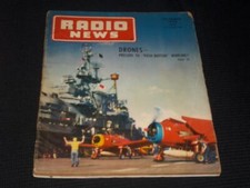 1946 OCTOBER RADIO NEWS MAGAZINE - DRONES FRONT COVER - E 5187