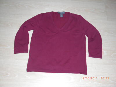 schoener Pullover von Mark Shale, weinrot, Gr. S