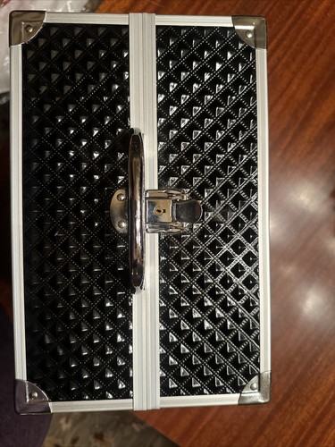 Caboodles Expandable Make Up Train Case Jewelry Box Black - 第 2/6 張圖片