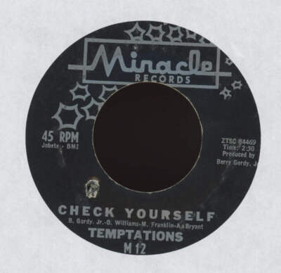 #ad The Temptations Check Yourself on Miracle Northern Soul 45 $11.99
