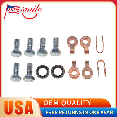 New Fuel Return line Banjo Bolt kit for Dodge Cummins 89-98 12v 4bt 6bt 6ct US