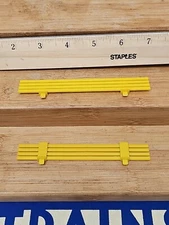 Pair American Flyer Yellow Work Caboose Fences