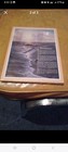 Footprints poem still in film wrap to display on wall — photo 2